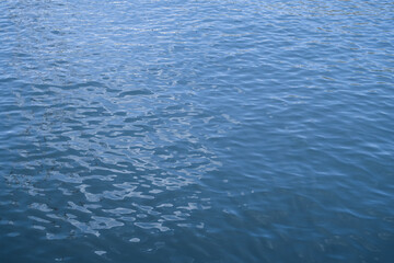 Water surface. Calm waves. Nature background