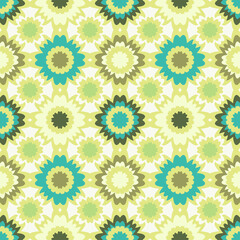 Vintage geometric pattern seamless retro design