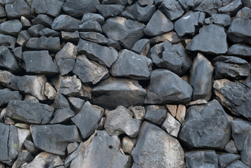 Dry stone wall texture