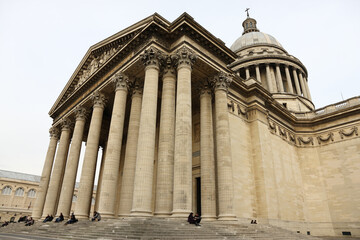 Fototapeta na wymiar Dome of Paris Pantheon