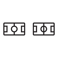 stadium line vector icon
