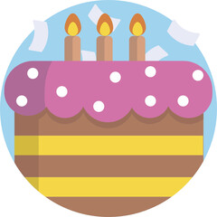 Party, Celebration, Anniversary Icons. 