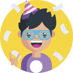 Party, Celebration, Anniversary Icons. 