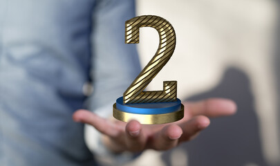 2 year anniversary or second prize