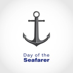 Day of the seafarer, vector illustration