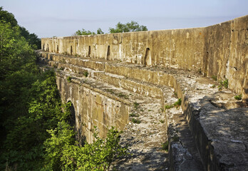 Fort No. 7 in Vladivostok. Russia