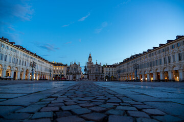 San Carlo Square in Turin Italy