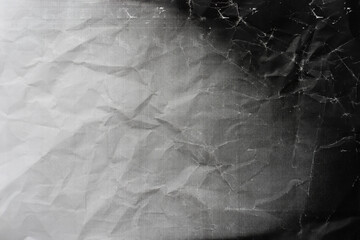 Photocopy crumpled paper texture and background, close up