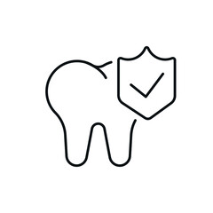 Regular dental check-ups linear icon. Teeth. Services and therapy. Thin line customizable illustration. Vector isolated outline drawing. Editable stroke