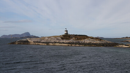 Fototapeta na wymiar Norwegian coastline