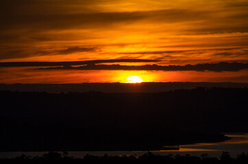 Naklejka premium sunset from somewhere.