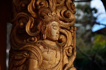 大阪 齢延寺の彫刻