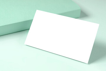 명함 목업 3D 목업이미지