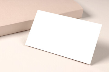 명함 목업 3D 목업이미지