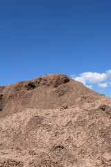 Fresh Clean Topsoil Dirt Hill for Organic Gardening and Landscaping