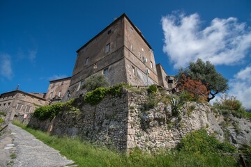 Fototapeta na wymiar Rocca dei Borgia - Subiaco - Roma - Lazio - Italia