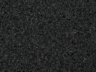 flat black foam rubber sponge texture and background