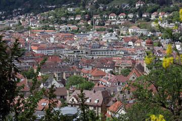 ansicht auf die innenstadt von stuttgart