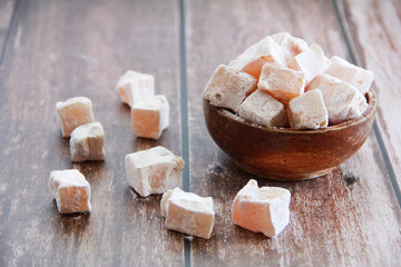 national traditional oriental sweetness lukum