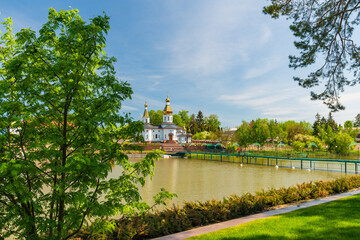 Church on the river bank