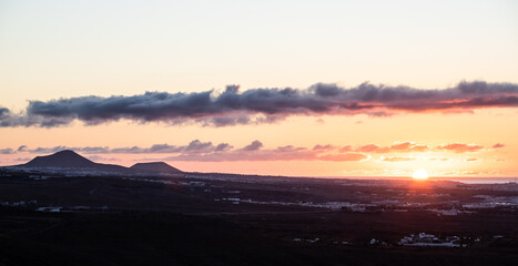 Sunrise over Arrecife, Lanzarote