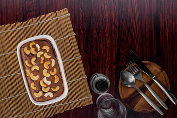 Cashew nut brownies favorite food