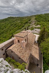 Fototapeta na wymiar Santuario della Mentorella - Capranica Prenestina - Roma - Lazio - Italia
