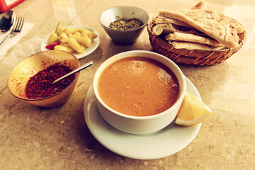 Traditional turkish soup