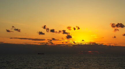 Sunrise on the Tyrrhenian Sea
