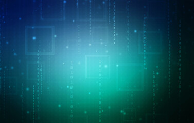 2d illustration Abstract futuristic electronic circuit technology background