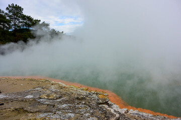 Waiotapu terre géothermale