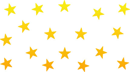 Yellow gradient star pattern