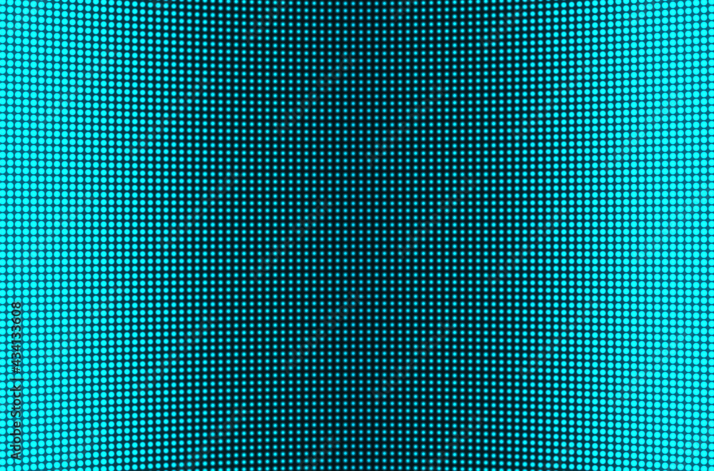 Wall mural led screen. tv background. lcd texture with points. pixel monitor. digital display.blue television v