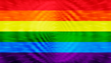 LGBT Pride Rainbow flag isolated