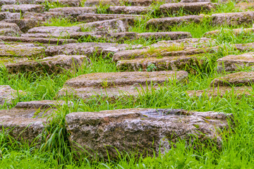 Stone Ruins, Acropolis, Athens, Greece