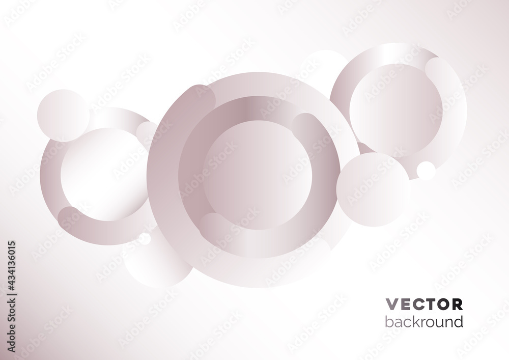Poster horizontal abstract light color background with graphic elements and place for text or text. vector 