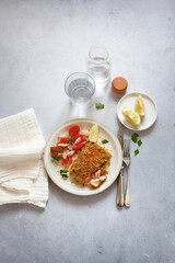 Salmon with seeds and almonds crust (ph. Marianna Franchi)