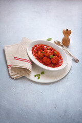 Meatballs with tomato sauce (ph. Marianna Franchi)