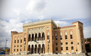 City Hall of Sarajevo, Bosnia and Herzegovina