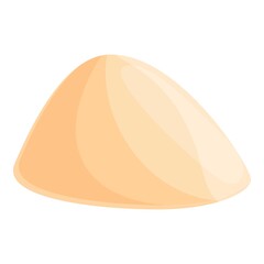 Baobab seed fruit icon. Cartoon of Baobab seed fruit vector icon for web design isolated on white background