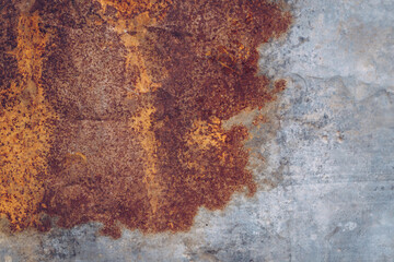 Old grunge zinc and rusty background texture