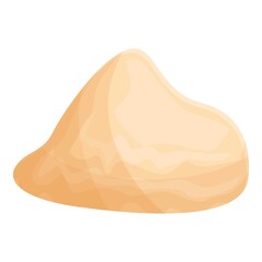 Organic baobab powder icon. Cartoon of Organic baobab powder vector icon for web design isolated on white background