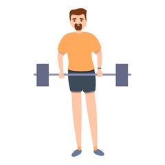 Training tracker icon. Cartoon of Training tracker vector icon for web design isolated on white background