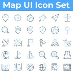 Map app and web ui icons