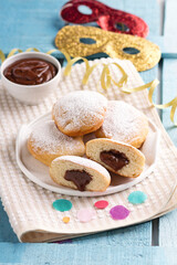 Fried german krapfen with chocolate (ph. Archivio Collection)