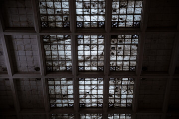 Broken roof of Egyptian Antiquities in Cairo