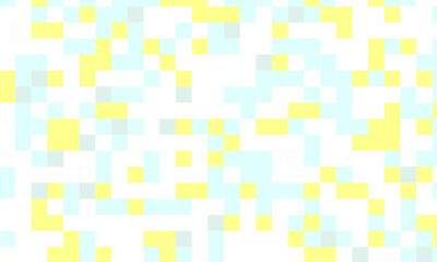 Abstract square pixel mosaic colorful background geometric seamless pattern in pastel colors. 8 bit