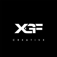 XGF Letter Initial Logo Design Template Vector Illustration