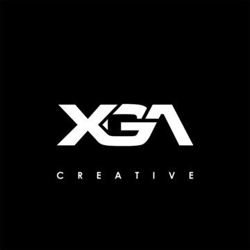XGA Letter Initial Logo Design Template Vector Illustration