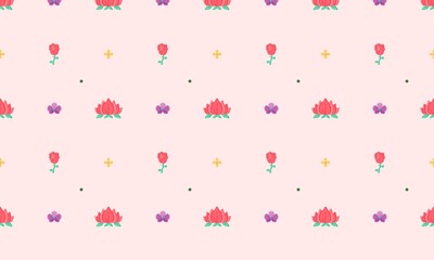 Patrón de flores. Diversidad de flores. Fondo floral. 